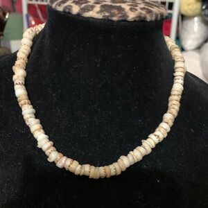 Chic Puka Cream Rock Beaded Necklace